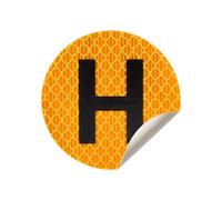 Magnetic Car Signs Sticker - Spanish Magnetic Car Stickers with H Sign | Windshield Decals for Home Windscreen Fridge Panel Motorcycle Travel Door Business