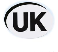 Magnetic Car Sticker, UK Magnetic Car Stickers for Europe, Fully Magnetic UK Stickers for European Roads, Easy to Attach and Remove Without Scratching（2pcs）