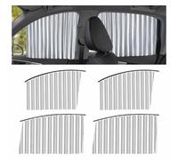 Magnetic Car Sunshade for Toyota Highlander 4th Generation 2022 2023 2024 2025, Blackout Window Blinds Side Window Curtains UV Protection Sun Glare Shielding Interior Accessories