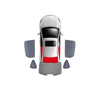 Magnetic Car Sunshade Visor Curtain Side Sun Shade For Chevy For Equinox 2018-2023 Car Window Shades(Rear 5pcs)