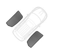 Magnetic Car Window Sun Shade for MINI Clubman F54 2016-2024, UV Protection Mesh Sunshade for Front & Rear Side Windows, Foldable Privacy Screen,2PCS Rear Windows