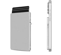 Magnetic Card Wallet Holder for Magsafe, Minimalist Slim Wallet for Men ,RFID Blocking Front Aluminum Metal Wallets, Phone Compatible with iPhone 16/15/14/13/12/Pro/Pro Max/Mini Series