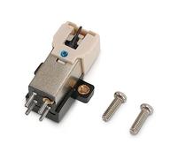 Magnetic Cartridge Stylus, MM Stereo Sound Moving Magnetic Pickup Head for Turntable, ABS Professional Electromagnetic Vinyl Record Player Stylus for Turntable Record Player Cartri