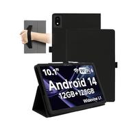 Magnetic Case for ALLDOCUBE iPlay 60S 10.1 inch Tablet - Shockproof with Pen Slot,Waterproof,Anti-Scratch,Multi-Angle Stand,with Hand Strap,Slim Durable,Black
