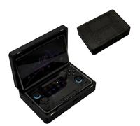 Magnetic Case for Ayn Thor, Portable Travel Handheld Organizer Protective Hard Shell Shockproof Carry Cases for Game Console (case only) (Translucent Black)
