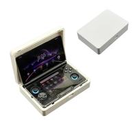 Magnetic Case for Ayn Thor, Portable Travel Handheld Organizer Protective Hard Shell Shockproof Carry Cases for Game Console (case only) (White)