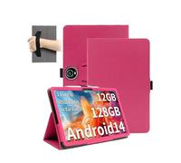 Magnetic Case for COLORROOM c5 11 inch Tablet - Shockproof with Pen Slot,daunke Waterproof,Anti-Scratch,Multi-Angle Stand,with Hand Strap,Slim Durable,Rose