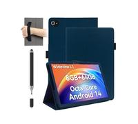 Magnetic Case for Hyjoy C10-A 10.1 inch Tablet - Shockproof with Pen Slot,daunke Waterproof,Anti-Scratch,with Hand Strap,Multi-Angle Stand,Slim Durable,Blue
