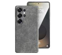 Magnetic Case for Samsung Galaxy S26/S26 Plus/S26 Ultra, Metal Lens Frame Anti -Fall Cover Soft Lining Prevent Scratches Minimalist Business Case,S26,Grey