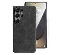 Magnetic Case for Samsung Galaxy S26/S26 Plus/S26 Ultra, Metal Lens Frame Anti -Fall Cover Soft Lining Prevent Scratches Minimalist Business Case,S26 Ultra,Black