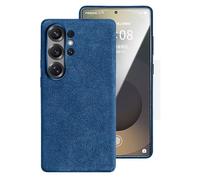 Magnetic Case for Samsung Galaxy S26/S26 Plus/S26 Ultra, Metal Lens Frame Anti -Fall Cover Soft Lining Prevent Scratches Minimalist Business Case,S26 Ultra,Blue