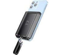 Magnetic Case for Samsung T7 Hard Drive & Touch SSD with 10Gbps Type-C Cable Compatible with iPhone 15 Pro & Pro MAX Magsafe External Solid State Case, Black