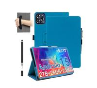 Magnetic Case for TABWEE W90 11 inch Tablet - Shockproof,Waterproof,Anti-Scratch,Multi-Angle Stand,with Hand Strap,Slim Durable,Azure