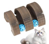 Magnetic Cat Scratcher - 360g Multi Shape Corrugated | Cat Scratching Board - Cardboard Scratching Board Cats Face Accordion Design Durable Arch Style Scratch Toy for Cats