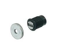 Magnetic Catch Mortice Type 2kg Pull Capacity - Black - for cabinets.