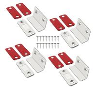 Magnetic Catch Self-Adhesive Magnets Cabinet Doors Pack of 4 Ultra Thin L-Shaped Door Magnets Magnetic Closure Cabinet Magnets Strong Cabinet Magnets for Cabinet Doors Magnetic Door Closer Furniture