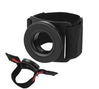 Magnetic Cell Phone Holder for Wrist Black Sweat-Proof Armband Fits Most