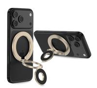 Magnetic Cell Phone Ring Holder for iPhone 17 Air 17 Pro Max 16 Plus 15 14 13,360° Rotation Dual-Sided Magnets Cell Phone Grip Stand Finger Ring Kickstand for Google Pixel 10 Pro XL 10 Pro 9a 8 7a 6 5