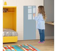 Magnetic Chalkboard 40 x 101cm Magnetic Arch Wall Decal Removable Self Adhesive Blackboard Wallpaper Peel and Stick Chalk Board for Home Playroom Classroom (Light Grey, Rectangle)