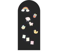 Magnetic Chalkboard Wall Sticker - Large Peel and Stick Board Roll | Reusable Self-Adhesive Chalkboard for Children's Playroom Decoration | School Classroom Wallpaper | Magnetic