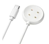 Magnetic Charger Compatible with Google Pixel Watch 3/Pixel Watch 2 | Charging Dock with 3.3FT/1M USB Fast Charging Cable Cord for Fitbit Ace LTE Versa 4 Versa 3 Sense 2 Sense, White