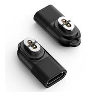 Magnetic Charger Type C Charging Adapter Type C Adapter Type C Charger Cable for Aftershokz Converter for Aftershokz Shokz OpenRun Air/OpenRun Pro/Mini (Black)