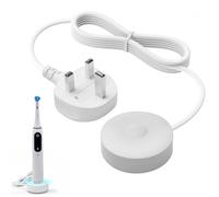 Magnetic Charging Base Compatible with Oral B IO 7/8/9 Series Magnetic Charger Electric Toothbrush Charger for Oral B iO7 iO8 iO9 UK Plug 3768 Model Replacement Charger Base with IPX7 Waterproof