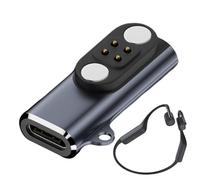 Magnetic Charging Converter For Headphones - Bone Conduction Magnetics Charger Adapter, Stable Power Accessory | Connector Working Travel Business Office Replacement Black