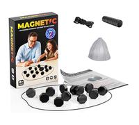 Magnetic Chess Game, Family Interactive Magnet Battle Table Games with 1 Rope 20 Magnets Storage Bag,magnetic Board Games for Birthday Gift Party