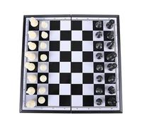 Magnetic Chess Game, Folding Chess Board Set, 3D Printed Travel Game Set For Kids Adults Gift, Portable Educational Toy, Traditional Strategy Games For Developing Thinking Skills (20x20cm)