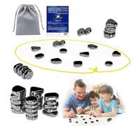 Magnetic Chess Game, Logic Training Board Game for Kids, Magnetic Chess with 20 Magnetic Pieces, Perfect for Family Gatherings and Travel