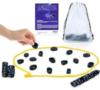 Magnetic Chess Game, Magnet Game, Magnetic Chesss Set with 20 Pieces Chess, Logic Training Board Game for Kid, Birthdays And Family Gatherings Games (Blue)