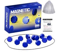 Magnetic Chess Game, Magnet Game with String, Interactive Party Family Camping Desktop Magnetic Chess Game Strategy, Family Board Games for Adults, Ideal for Picnics & Parties