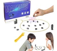 Magnetic Chess Game, Multiplayer Battle Board Games with String,Tabletop Strategy Game, Portable Chess Set with Storage Bag, Party Favors