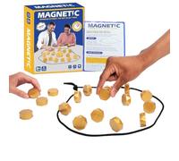 Magnetic Chess Game Set, Battle Chess Suitable For Ages 12 +, Educational Games, Surprise Toy, Two Player Strategy Table, Party Supplies For Family Gatherings And Travel (String Model)