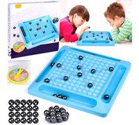 Magnetic Chess Game Set, Magnet Game Magnetic Effect Set Battle Travel Chess, Party Supplies for Family Gathering and Travel