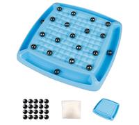 Magnetic Chess Game Set, Portable Magnetic Effect Chess Set Battle Chess, Table Top Interactive Magnet Game, Travel Exercise Logical Thinking Chess Board
