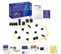 Magnetic Chess Game Set Portable Travel Board Game 20 Pieces Educational Strategy Logic Training Top Game for Kids Adults Travel-Friendly for Picnics Family Gatherings Birthdays Party Boys Gifts