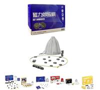 Magnetic Chess Game Set Portable Travel Board Game 20 Pieces Educational Strategy Logic Training Top Game for Kids Adults Travel-Friendly for Picnics Family Gatherings Birthdays Party Boys Gifts