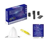 Magnetic Chess Game Stones,1 Set Magnetic Chess Game with String,Stone Logic Thinking Educational Magnet Stone Toy Family Night Kids Adults Interactive Strategy Game E