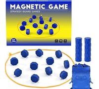 Magnetic Chess Game, Strategy Family Board Games Magnet Game With String Family Gathering and Travelling Party Supplies Magnet Chess Game (D)