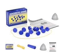 Magnetic Chess Game with Stones, Magnet Game Educational Chess Game, Magnetic Logic Training Board Game