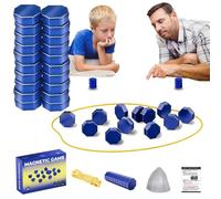 Magnetic Chess Game with Stones, Magnetic Chess for Family Gathering Fun Strategy Game for Kids and Adults Educational Training Board Games for Kids Family Party Travel Cluster Games