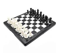 Magnetic Chess Set Travel Chess Board Set Mini Portable Travel Chess Set | 17 * 17cm Storage Case Folding Small Pocket Board for Adults for Gathering Outings Party Birthday Christmas Gift