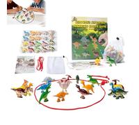 Magnetic Chess with Dinosaurs - Compact Creative Interactive Strategy Safe Stick On Magnetic Pieces | Brain Challenge for Adults and Class Z