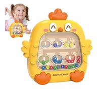 Magnetic Chick Drawing Board - Color And Number Maze | Chicken Design Puzzle Toy | STEM Learning, Fine Motor Skills, Logical Thinking For Boys Girls Ages 4 Plus Multiple Uses