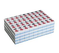 Magnetic Chinese Mahjong, 144 Chinese Traditional Mahjong Games for Mahjong Machine or Hand Rub, 40, 42, 44 Many Choices for Party, Entertainment (Color : Blue, Size : #44)