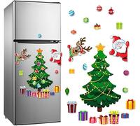 Magnetic Christmas Tree For Refrigerator Decorations,Magnetic Christmas Tree For Refrigerator, Christmas Garage Door Magnets, For Fridge Wardrobe Door Car Metal Door Decor. (CT131)