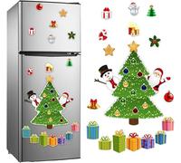 Magnetic Christmas Tree For Refrigerator Decorations,Magnetic Christmas Tree For Refrigerator, Christmas Garage Door Magnets, For Fridge Wardrobe Door Car Metal Door Decor. (CT133)