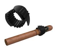 Magnetic Cigar Holder Magnetic Golf Cart Cigar Rings Adjustable Cigar Holder Golf Cart Clip Hands-Free Magnetic Cigar Holders Portable Stogie Clip Cigars Accessory for Fishing Grilling Travel Outdoor